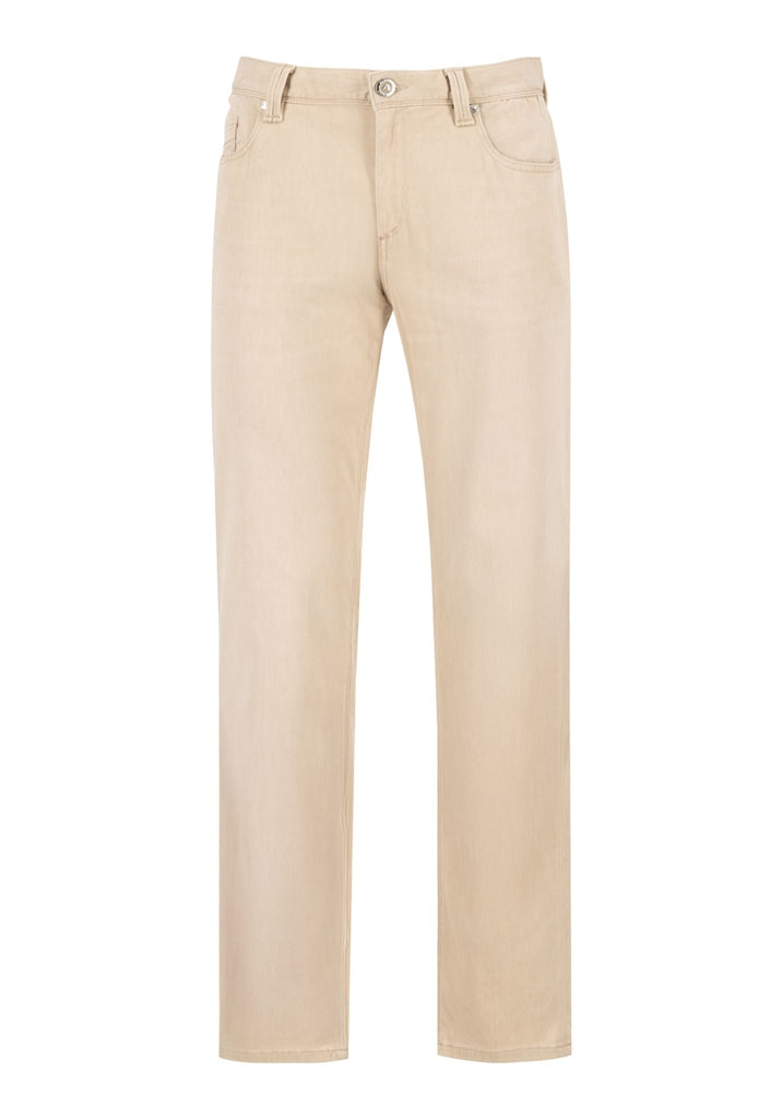 PIPE LIGHT SOFT - STRETCH JEANS - BEIGE