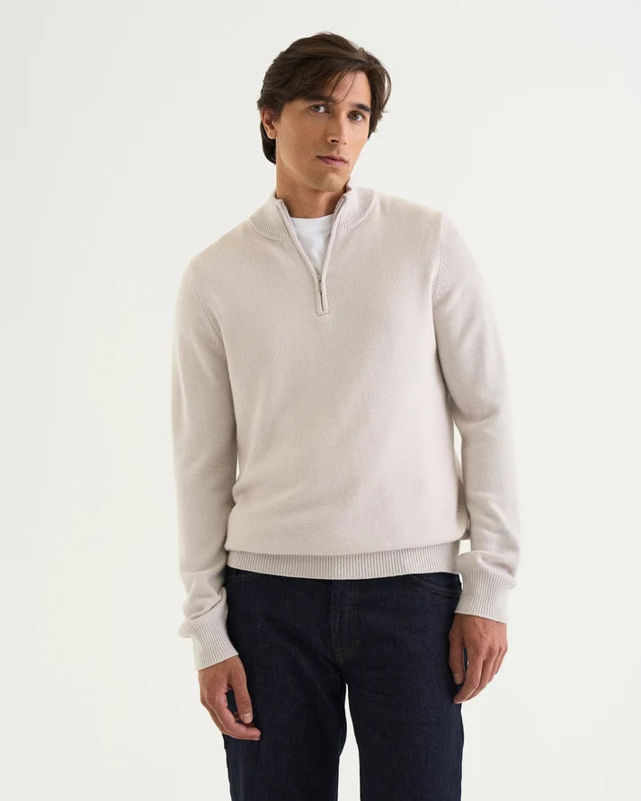 Cermino - Victor half zip marble