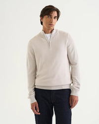 Cermino - Victor half zip marble