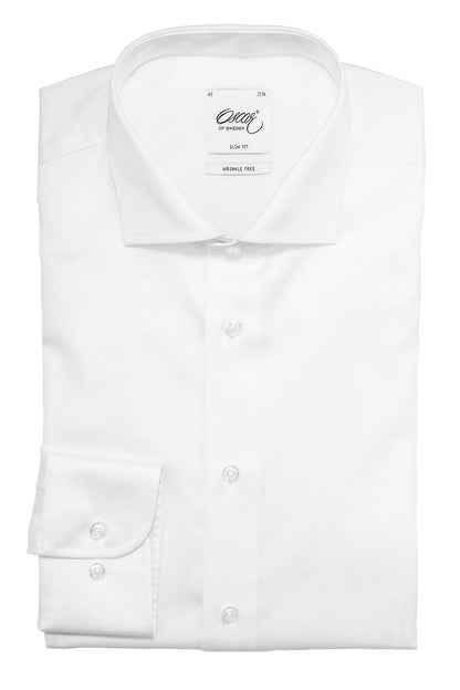 OSCAR OF SWEDEN - White slim fit shirt