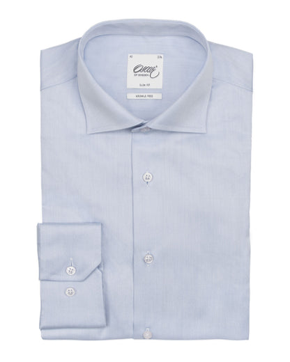 OSCAR OF SWEDEN - Light blue slim fit shirt