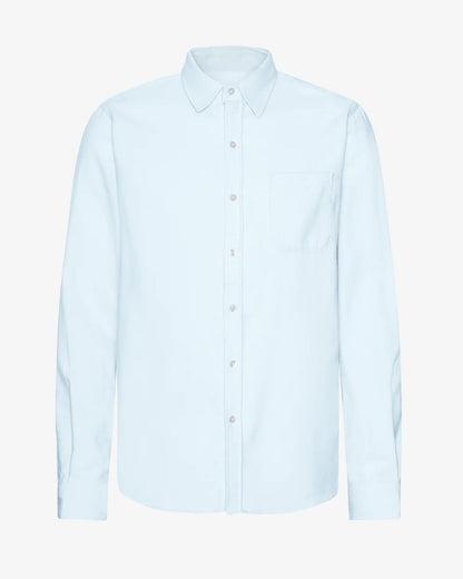 Organic Flannel Shirt - Polar Blue