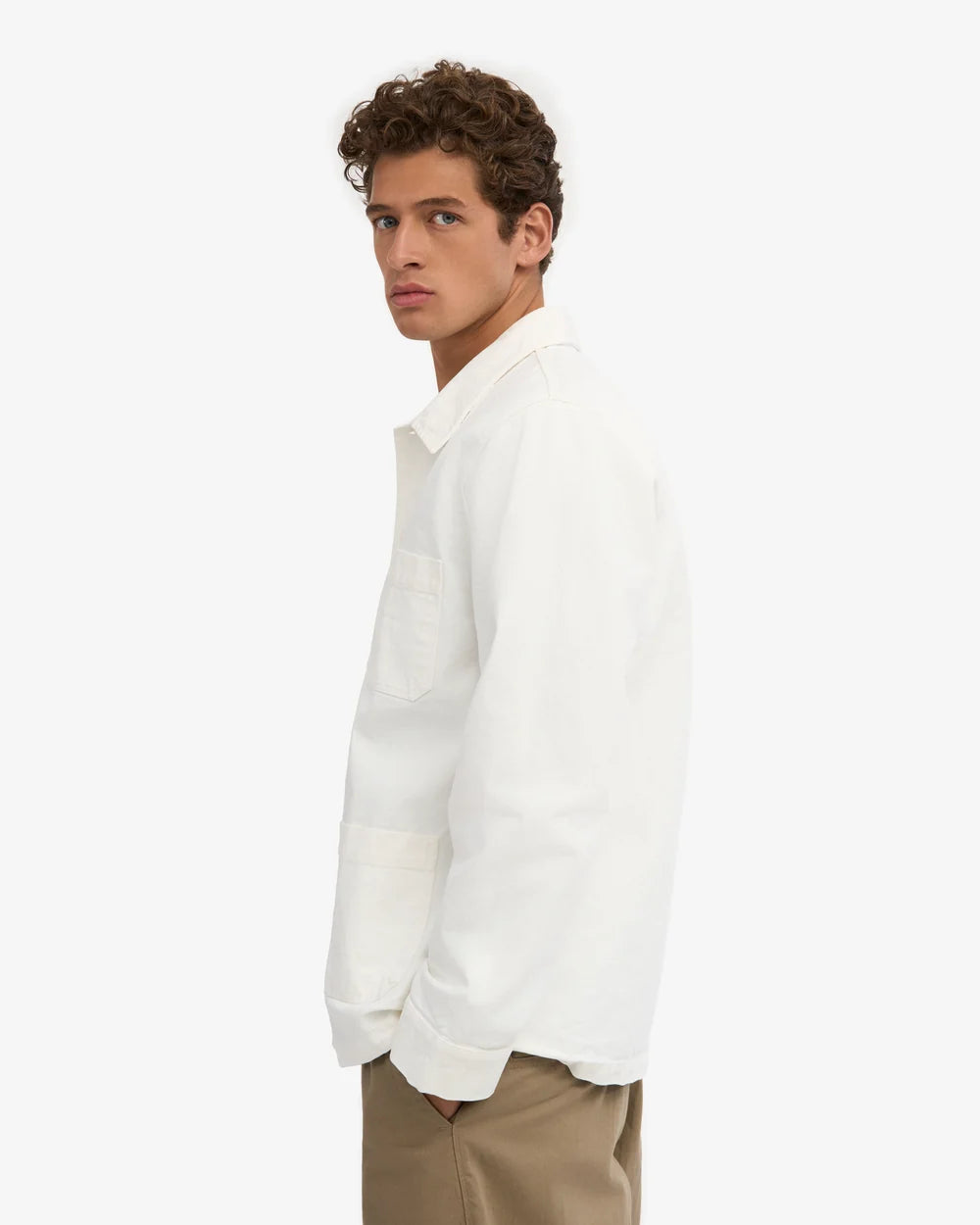 Organic Workwear Jacket - Optical White
