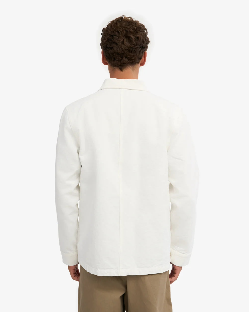 Organic Workwear Jacket - Optical White