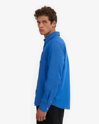 Linen Shirt - Pacific Blue