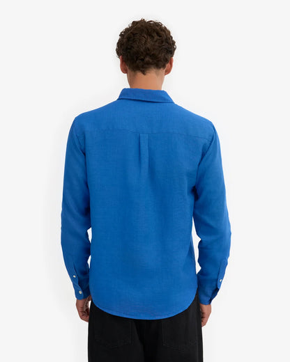 Linen Shirt - Pacific Blue