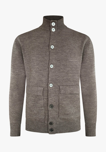 Cermino - Leo cardigan brown