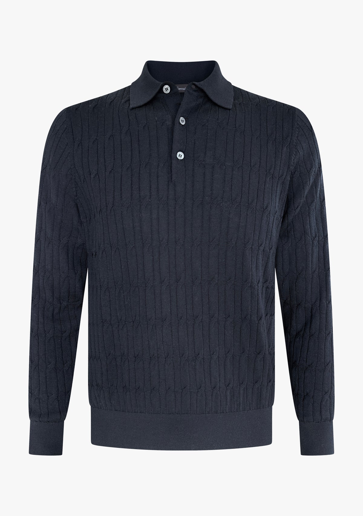 Cermino - Max Cable Polo Navy