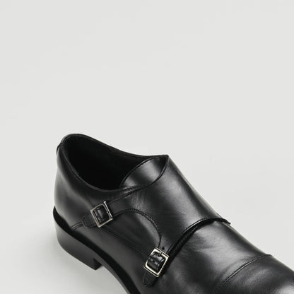 Monk Strap Shoe - Condotti Black