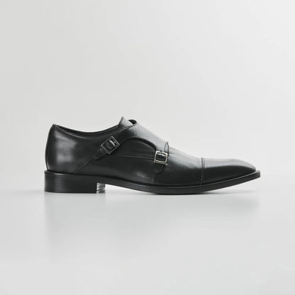 Monk Strap Shoe - Condotti Black