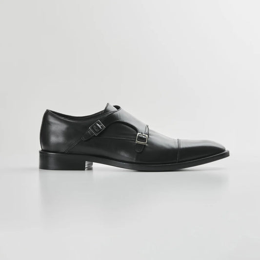 Monk Strap Shoe - Condotti Black