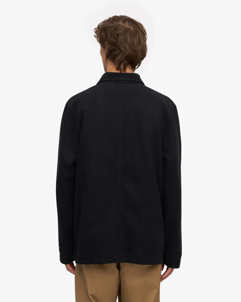 Organic Workwear Jacket - Deep Black