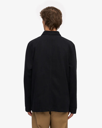 Organic Workwear Jacket - Deep Black