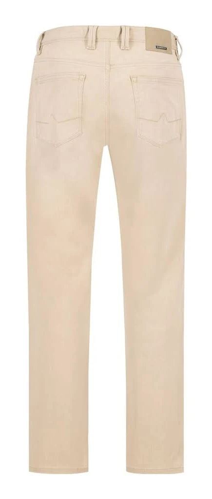 PIPE LIGHT SOFT - STRETCH JEANS - BEIGE